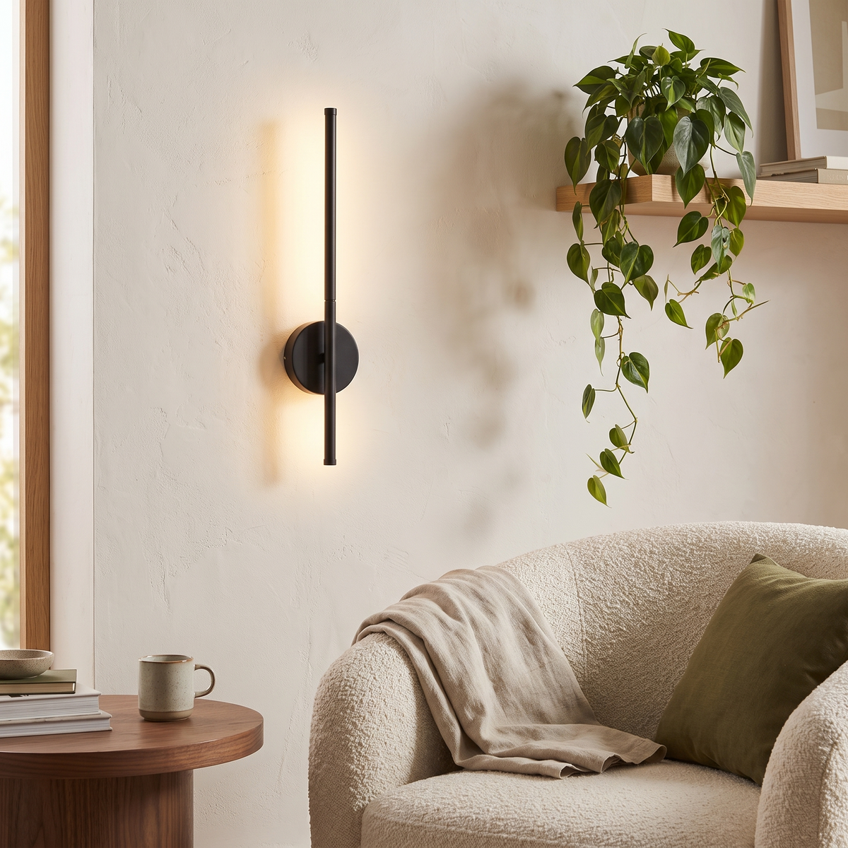 Solenne Cordless Magnetic LED Wall Sconce Set of 2 lifestyle photo 4