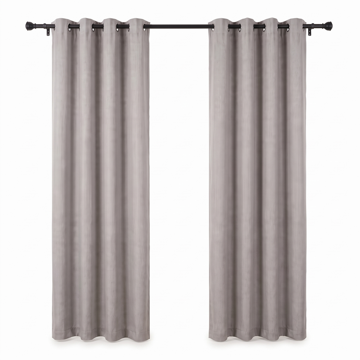 Linnea Faux Linen Blackout Curtain