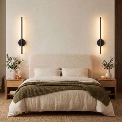 Solenne Cordless Magnetic LED Wall Sconce Set of 2 lifestyle photo 2