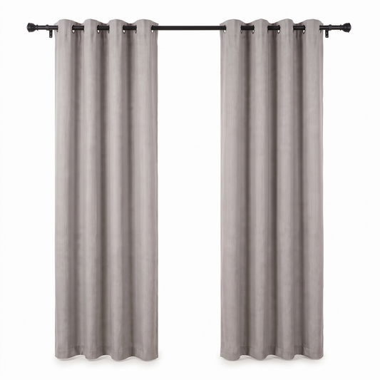 Linnea Faux Linen Blackout Curtain